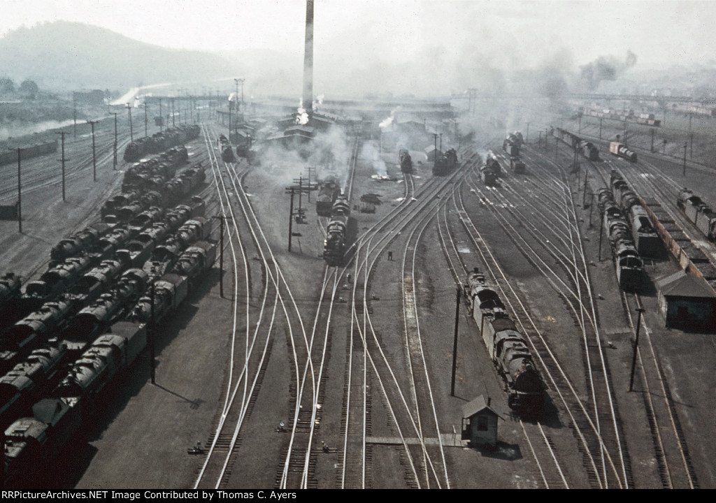 PRR Locomotive Ready Tracks, 1955